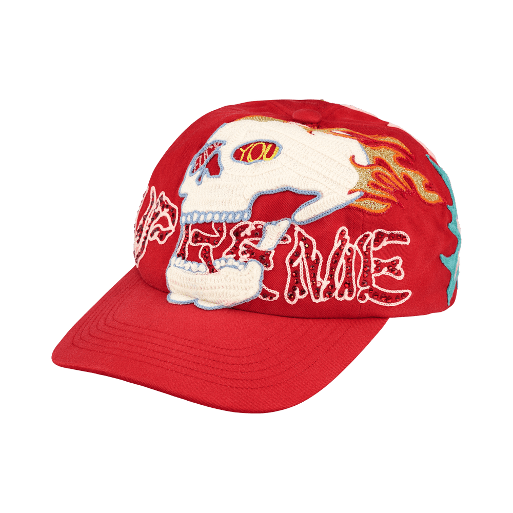 Supreme Woven Fastener 6-Panel 'Red'